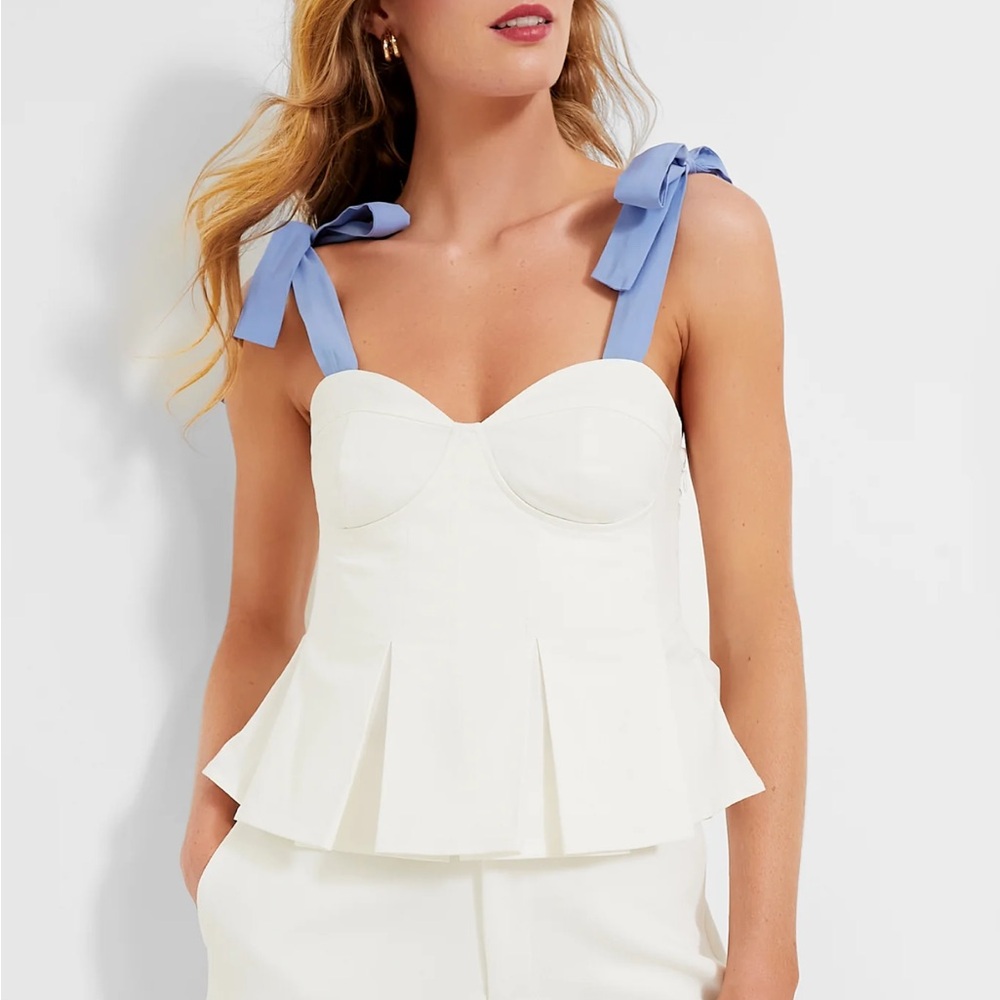 Tuckernuck - Hyacinth House White Bustier Ophelia Top